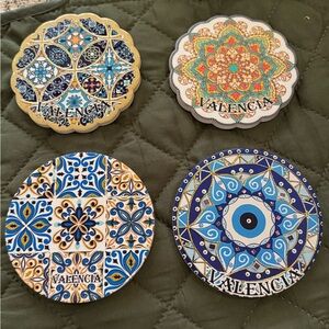 Valencia Decorative Coasters Set of 4